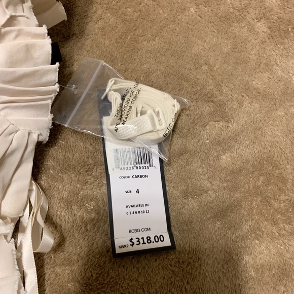 BCBG STRAPLESS MINI DRESS SIZE 4 NEW WITH TAGS - Picture 5 of 8